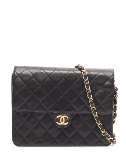 CHANEL Pre-Owned 1996-1997 マトラッセ ココマーク ターンロック ショルダーバッグ
