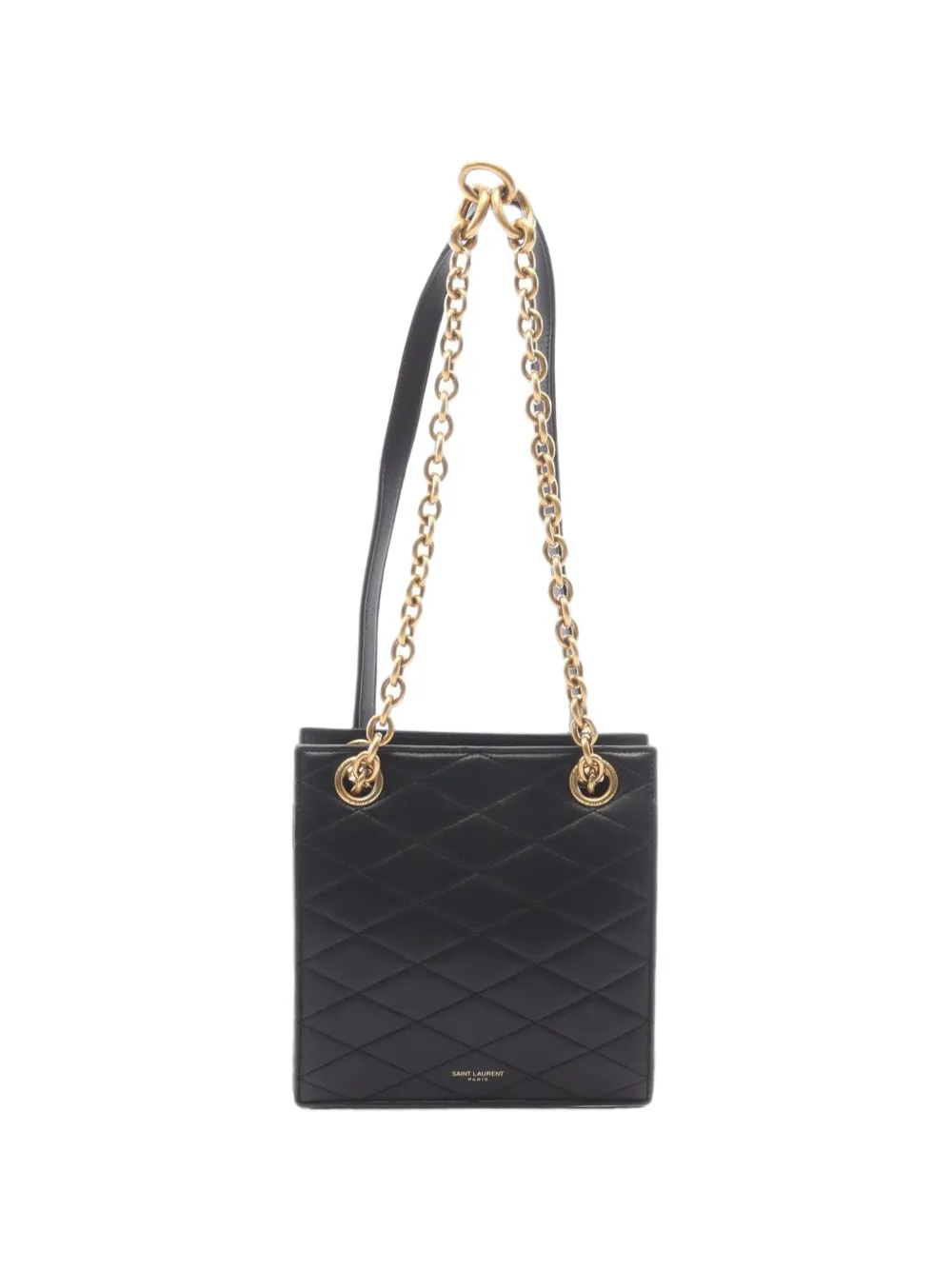 Saint Laurent Pre-Owned 2000s Le Maill leather shoulder bag - Schwarz