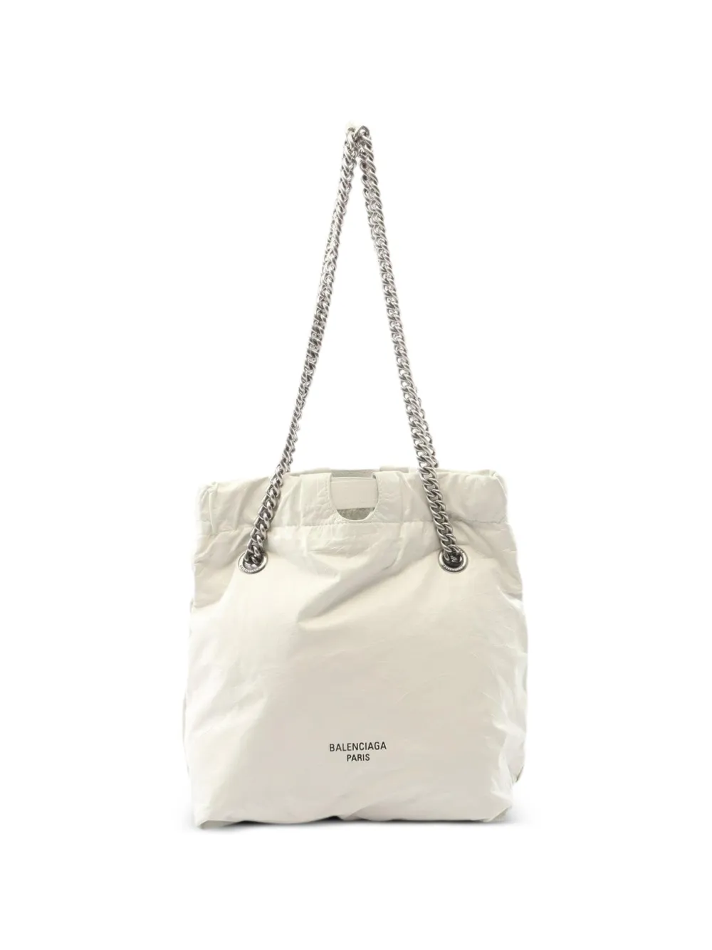 Balenciaga Pre-Owned 2010s Crush Small chain tote bag - Bianco