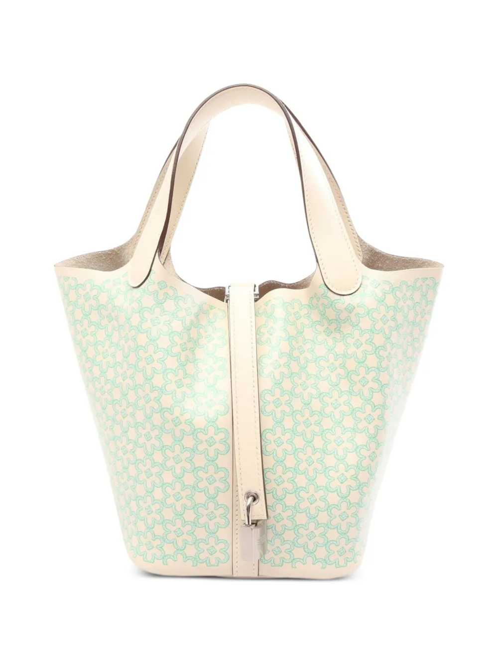 Hermès Pre-Owned 2022 Picotin Lock lucky daisy handbag - Toni neutri