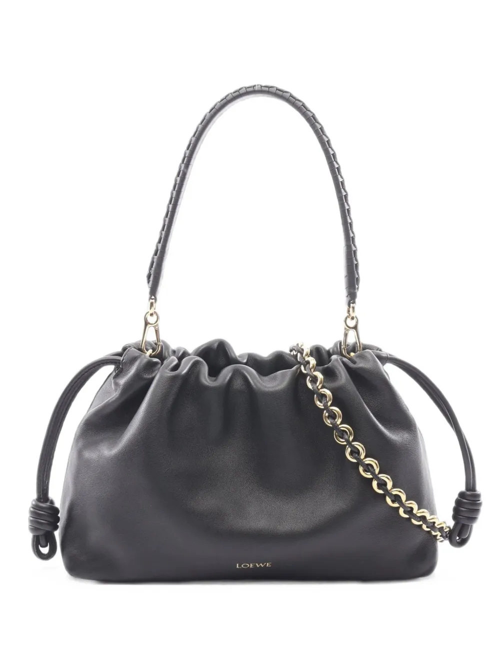 Loewe Pre-Owned 2010 Flamenco drawstring handbag - Nero
