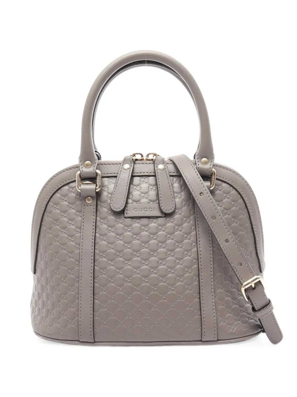 Gucci Pre-Owned 2010 Micro GG Guccissima handbag - Grigio