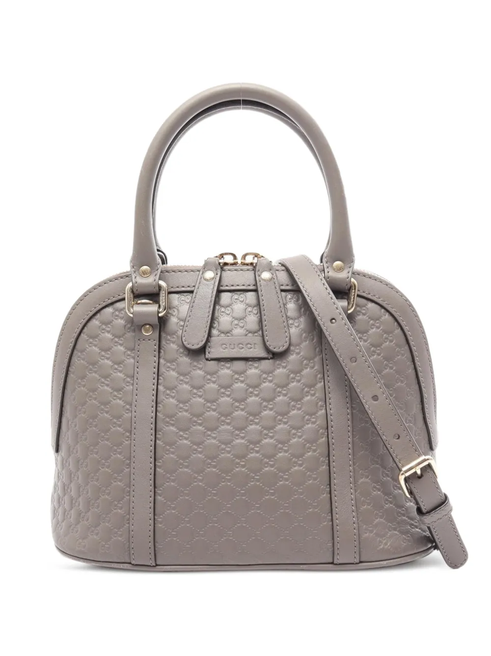 Gucci Pre-Owned 2010 Micro GG Guccissima handbag - Grigio