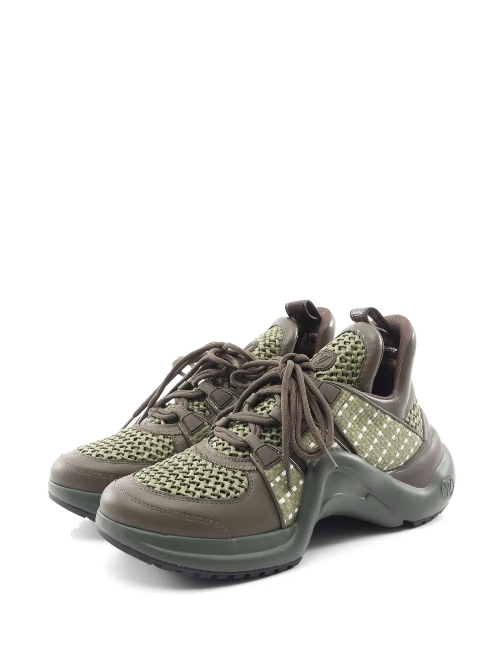Louis Vuitton Pre-Owned 2023 LV Archlight 2.0 round-toe low-top sneakers - Grün