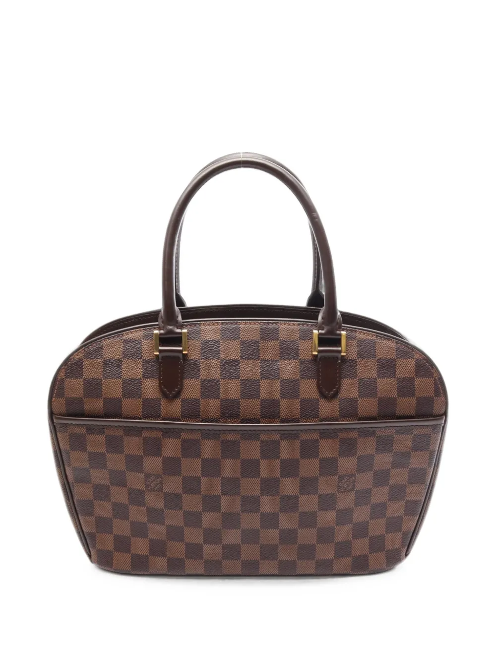 Louis Vuitton Pre-Owned Borsa a mano Sarria Horizontal in tela Damier Ebène 2002 - Marrone
