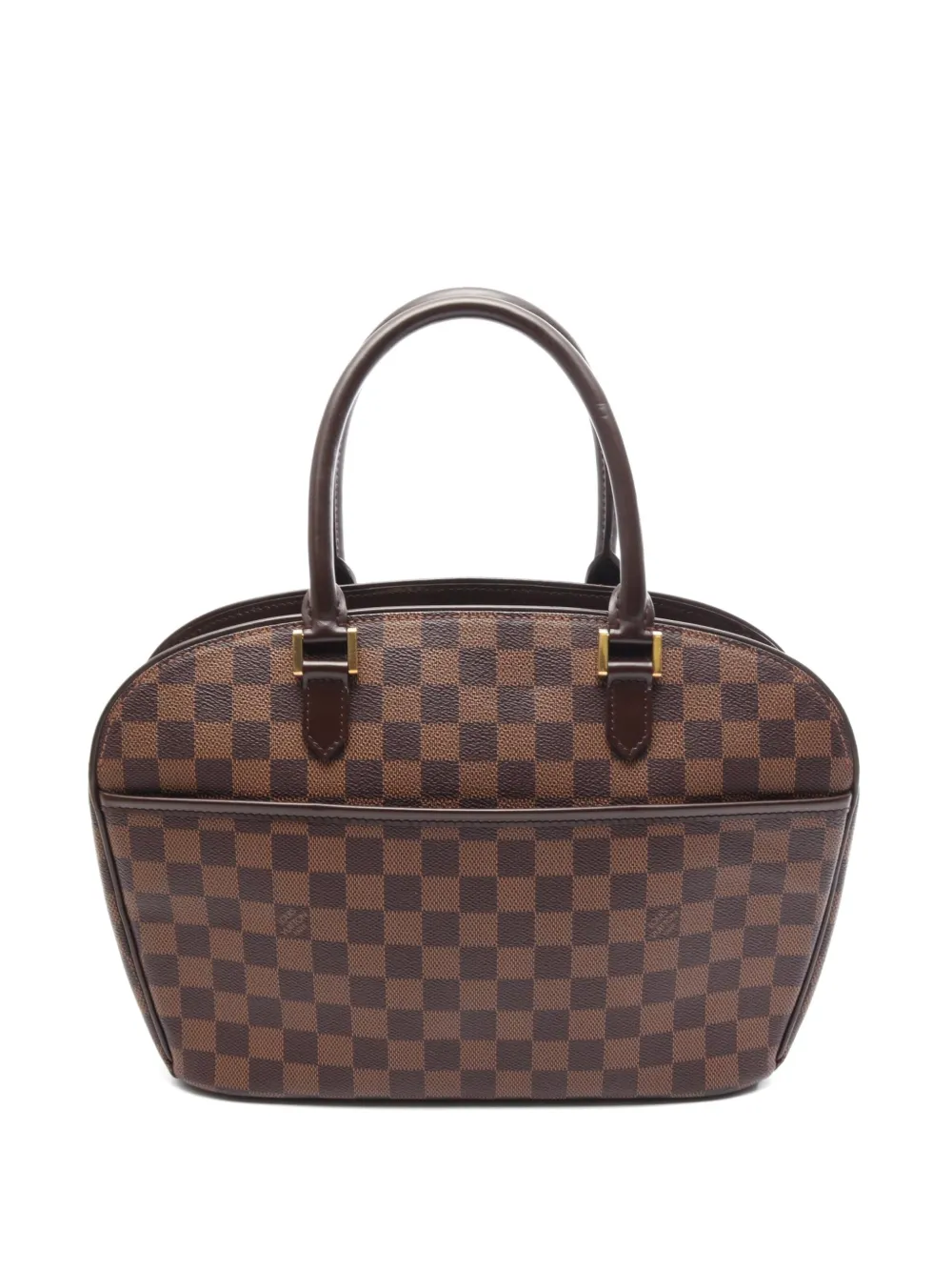 Louis Vuitton Pre-Owned Borsa a mano Sarria Horizontal in tela Damier Ebène 2002 - Marrone