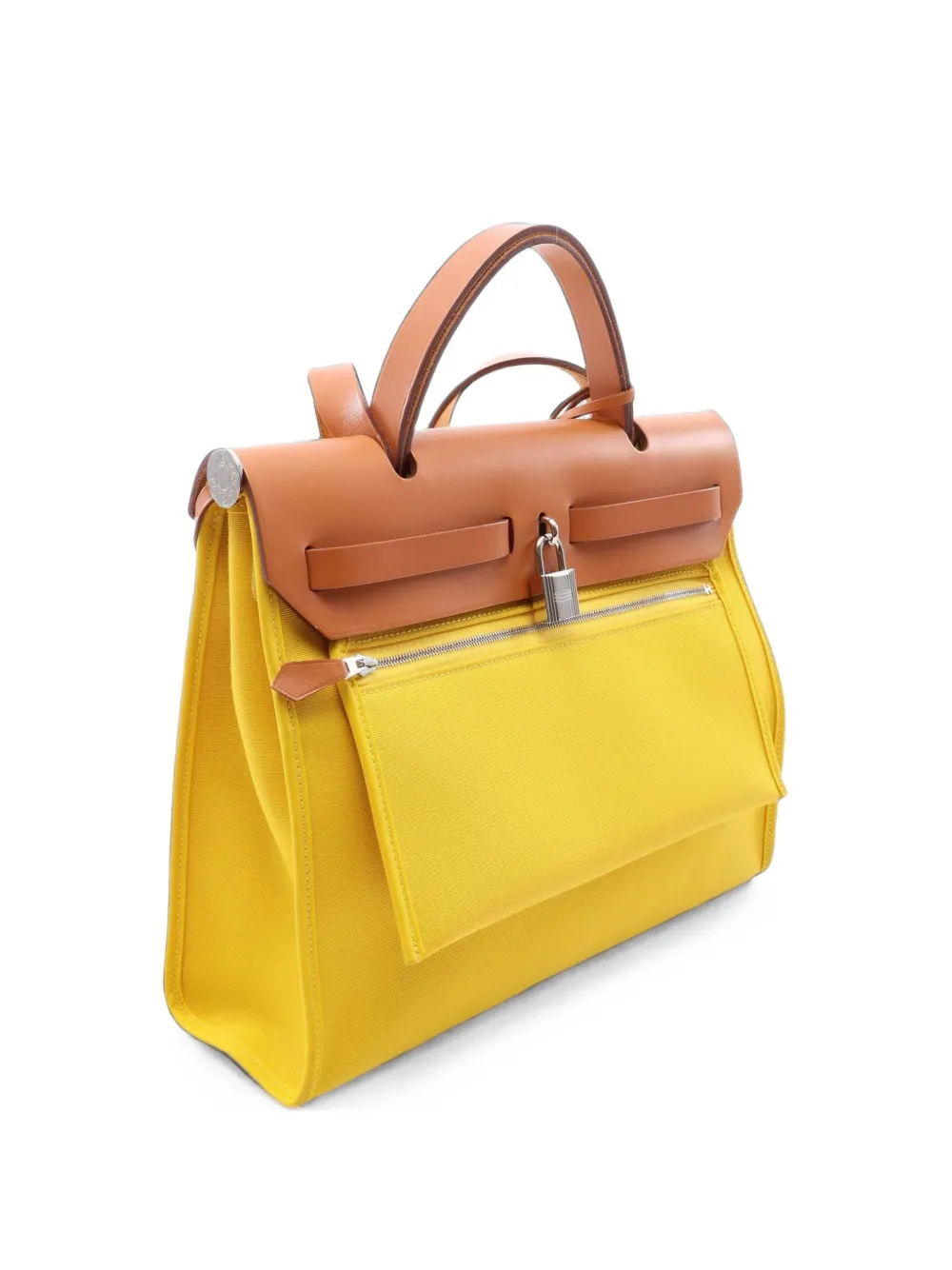 Hermès Pre-Owned 2019 PM Herbag Zip 31 tote bag - Gelb