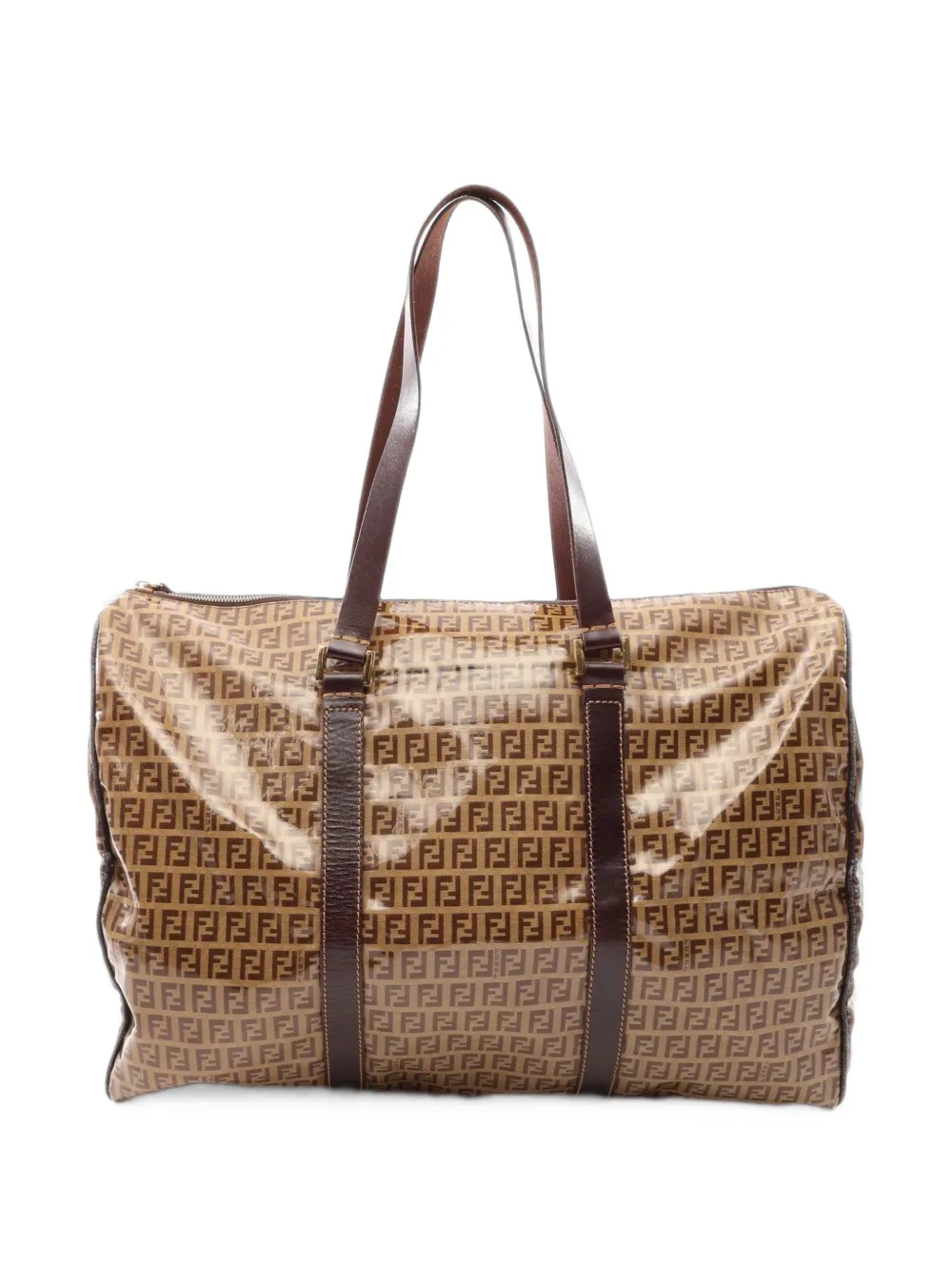 Fendi Pre-Owned 2000s Zucchino Boston bag - Toni neutri