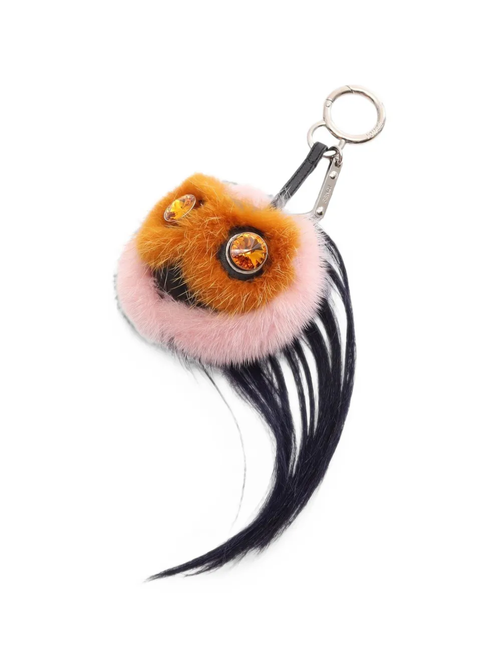 Fendi Pre-Owned 2010s Bag Bugs monster bag charm - Orange