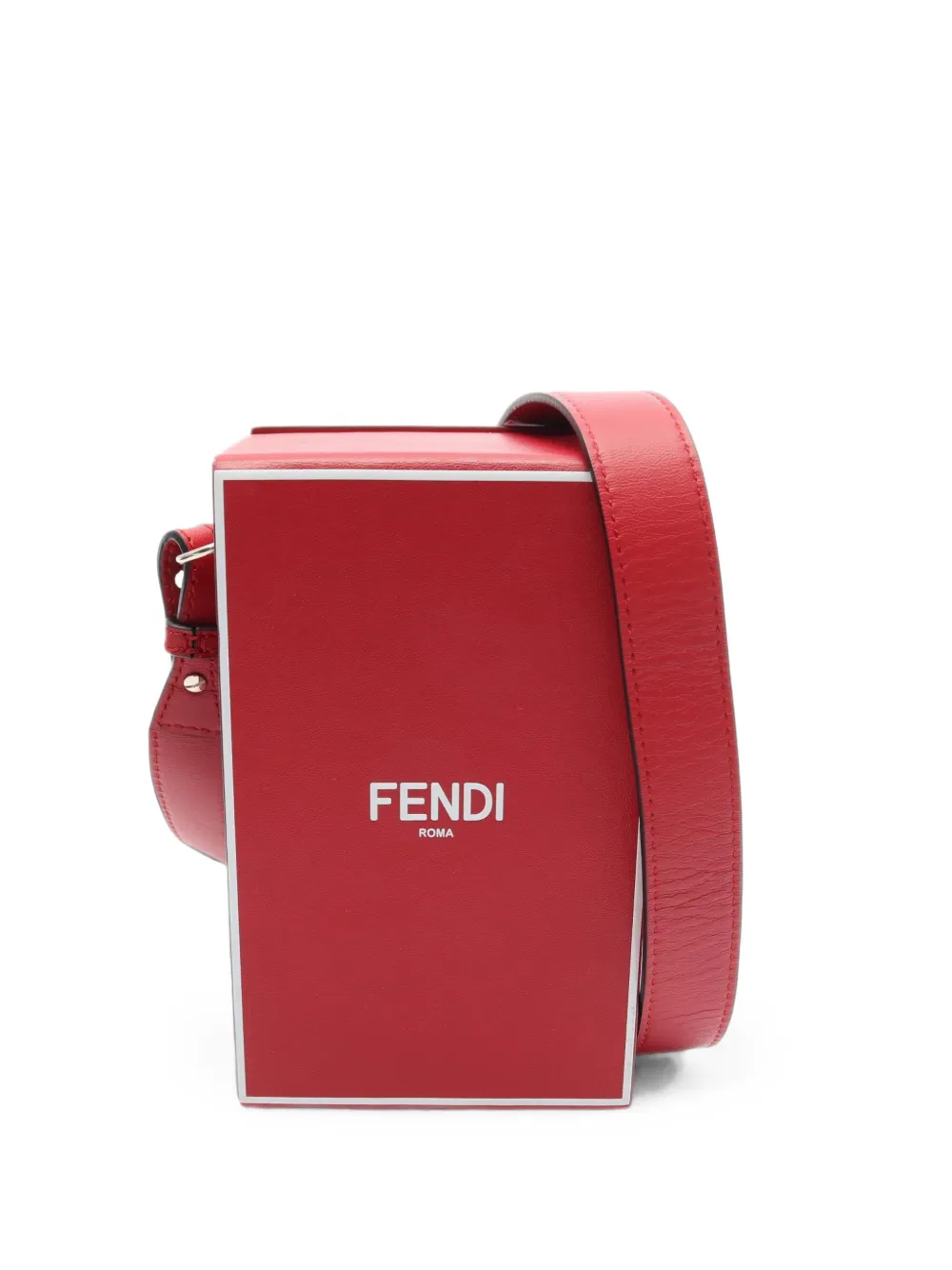 Fendi Pre-Owned 2010s box shoulder bag - Rosso
