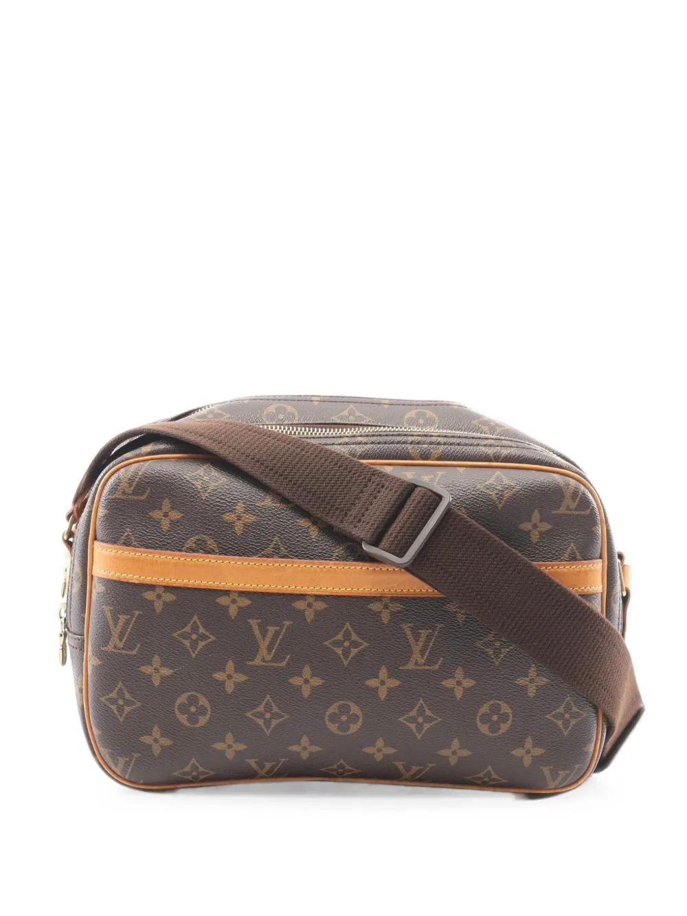 Louis Vuitton Pre-Owned 2004 Monogram Reporter PM shoulder bag - Braun