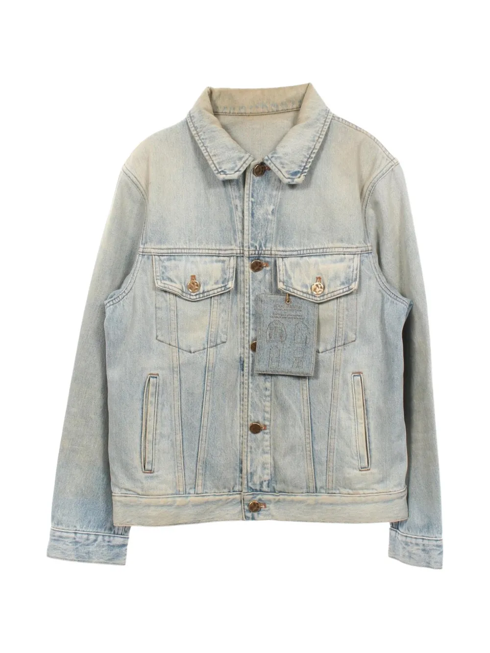 Louis Vuitton Pre-Owned Staples Edition denim jacket - Blau