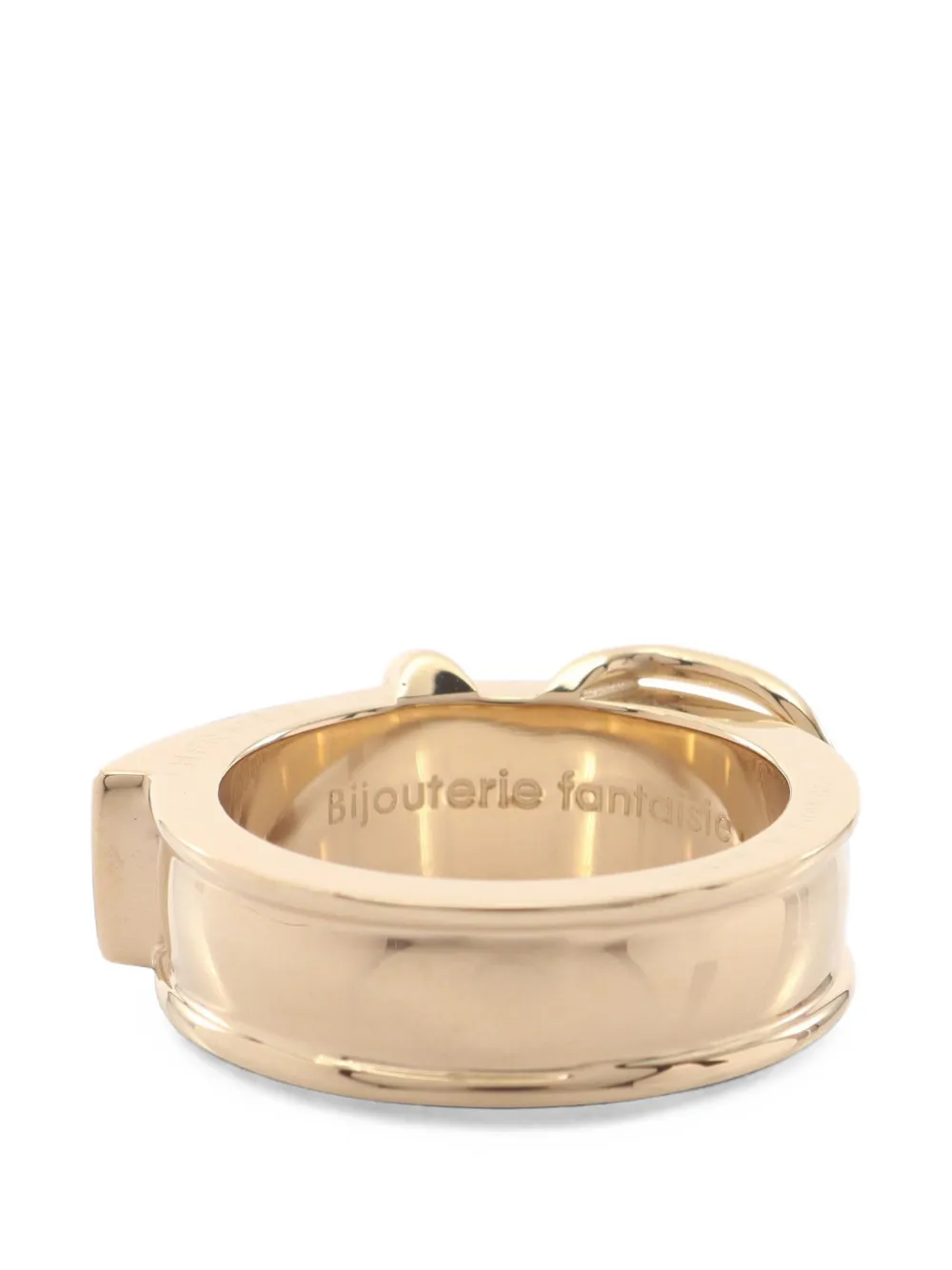 Hermès Pre-Owned buckle-detail scarf ring - Oro