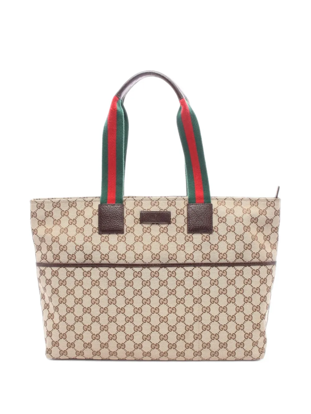 Gucci Pre-Owned 2000s Webbing GG Supreme tote bag - Toni neutri