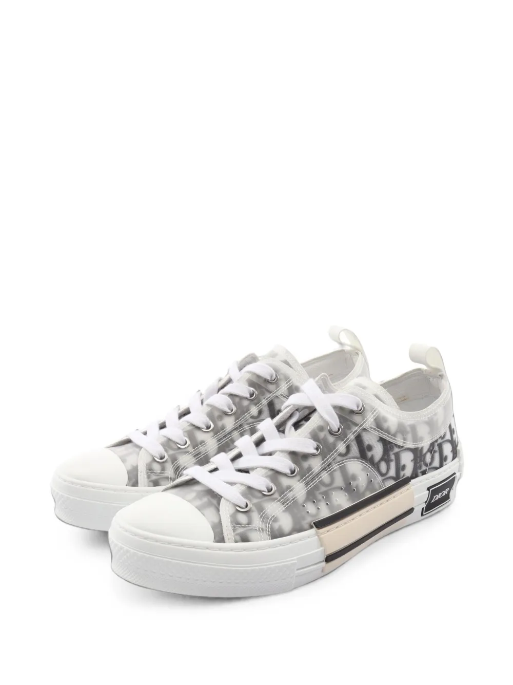 Christian Dior Pre-Owned 2010s B23 Oblique sneakers - Weiß