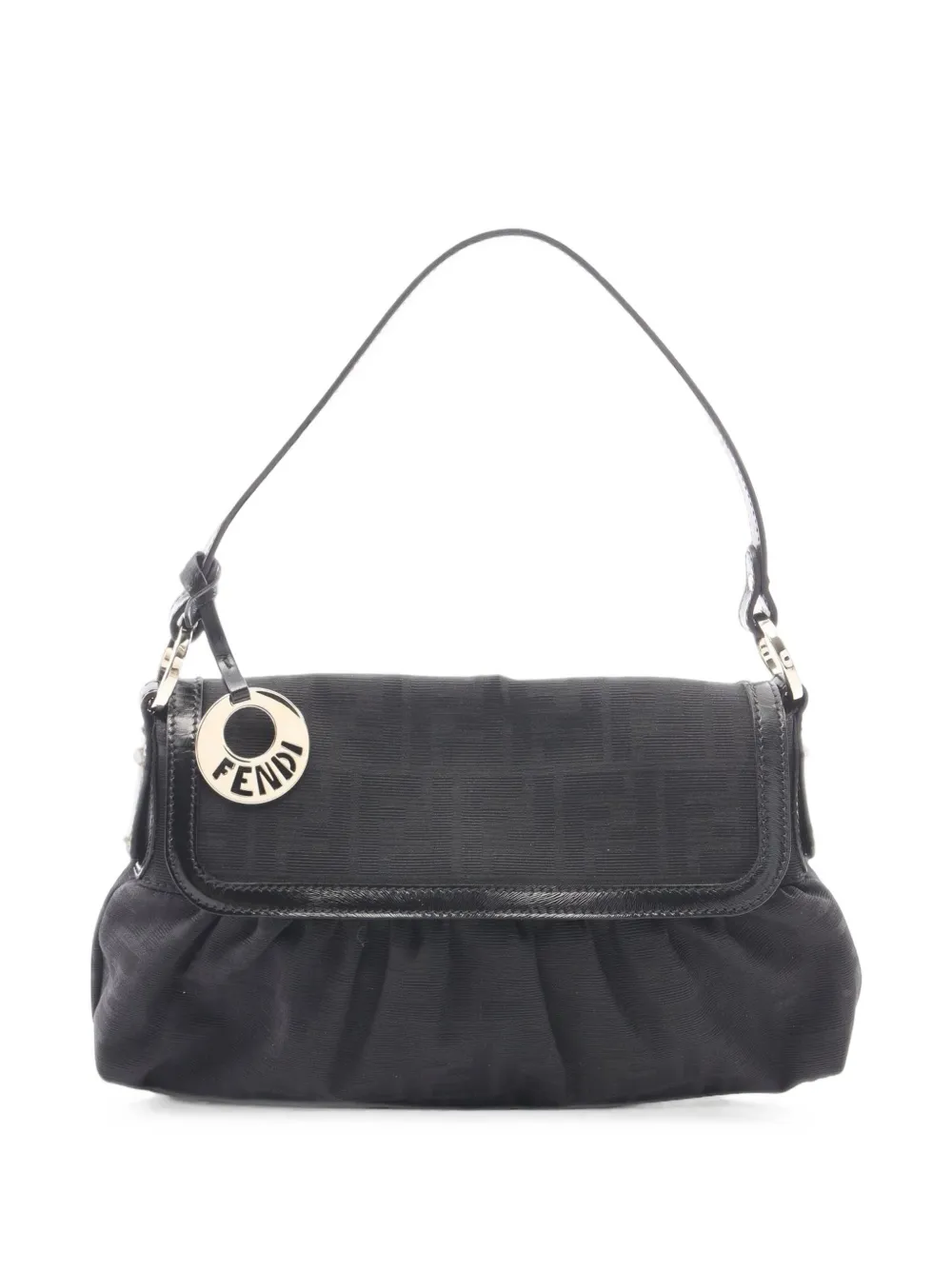 Fendi Pre-Owned 2010s Zucca Schultertasche - Schwarz