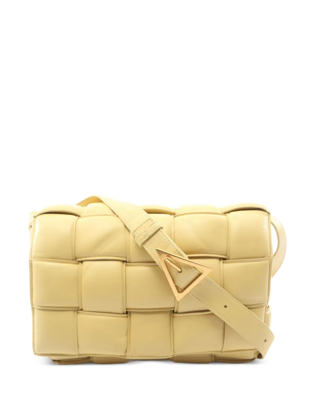Bottega Veneta Pre-Owned 2000s Padded Cassette shoulder bag - Giallo