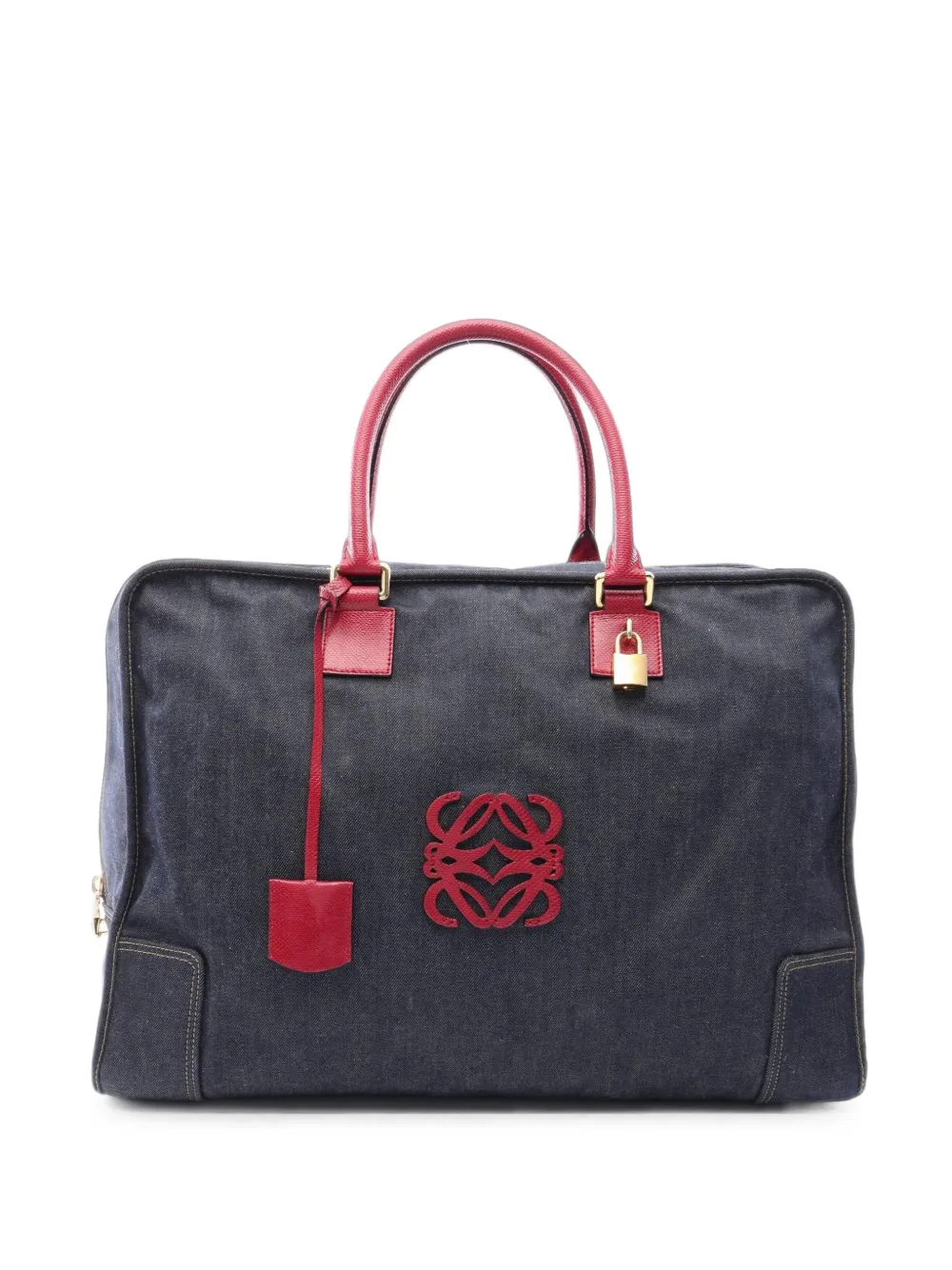 Loewe Pre-Owned 2010s 50 Amazona Boston bag - Blau