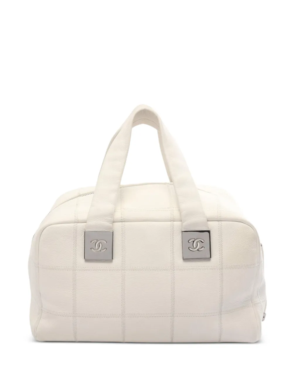 CHANEL Pre-Owned 2003-2004 Chocolate Bar tote bag - Bianco