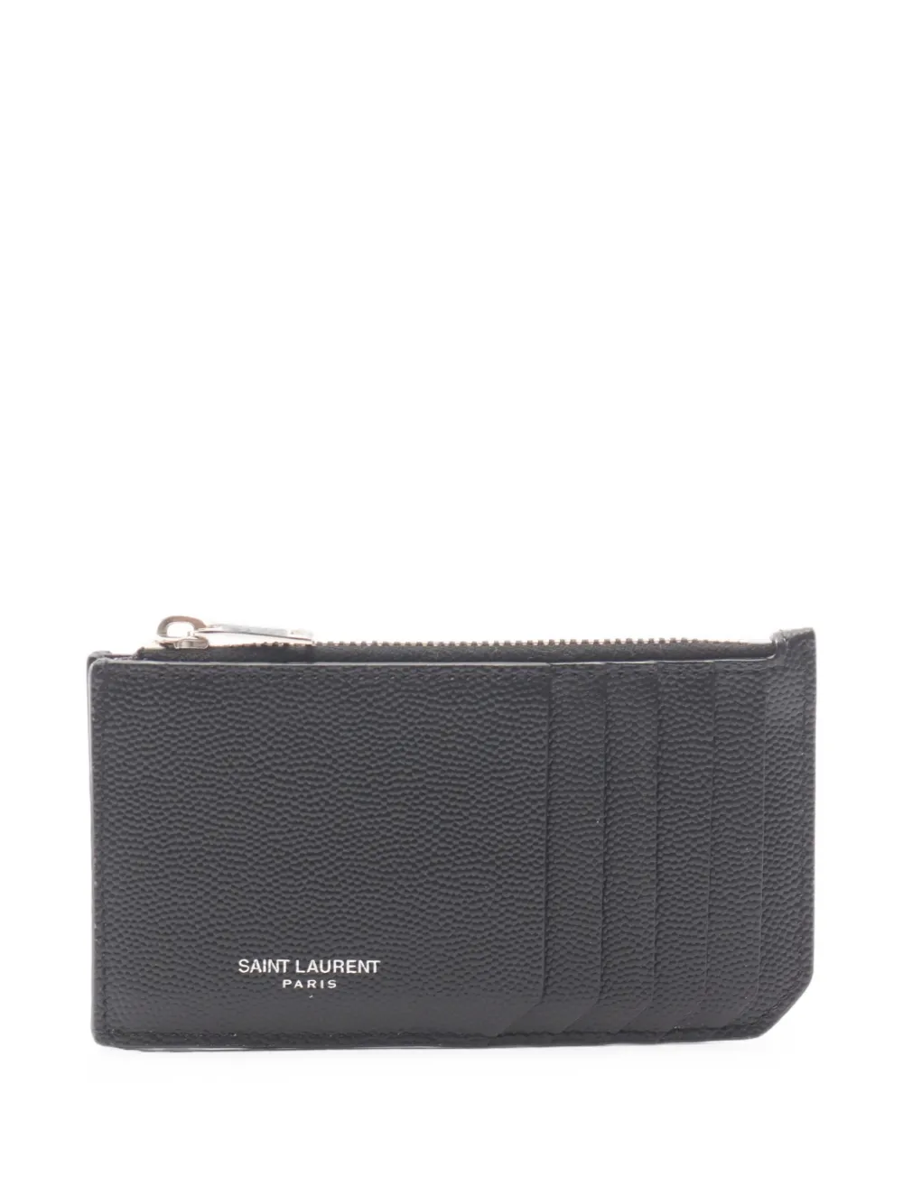 Saint Laurent Pre-Owned 2000s Fragment zip-up card case - Schwarz