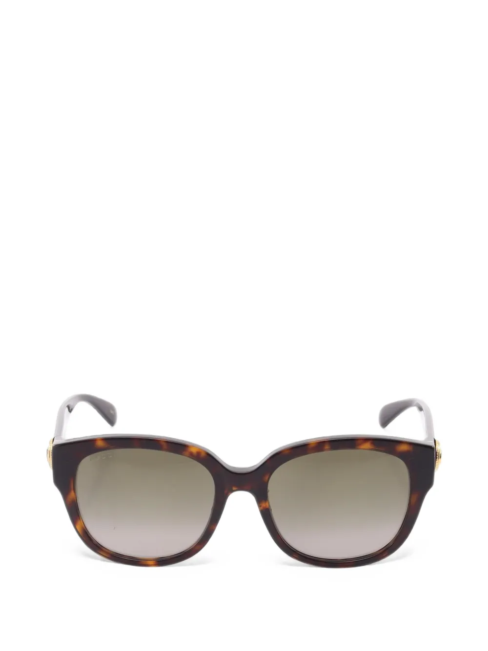 Gucci Pre-Owned 2010s Double G sunglasses - Marrone