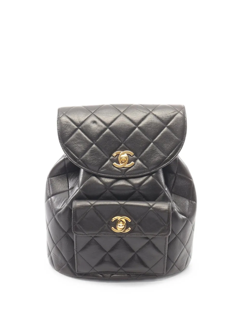 CHANEL Pre-Owned Matelassé leather backpack - Nero