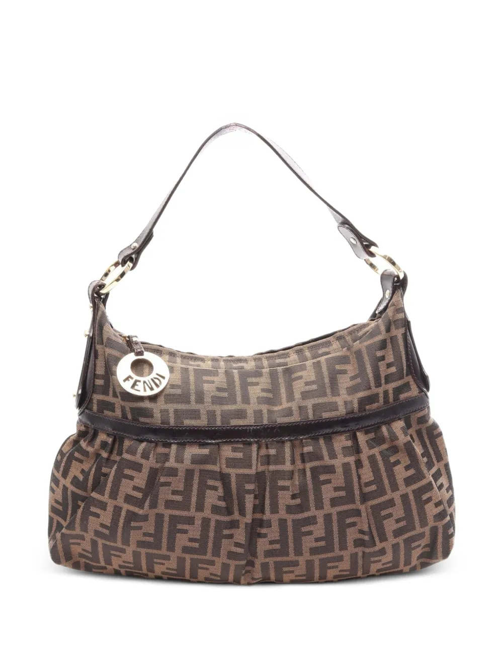 Fendi Pre-Owned 2010s Zucca shoulder bag - Marrone