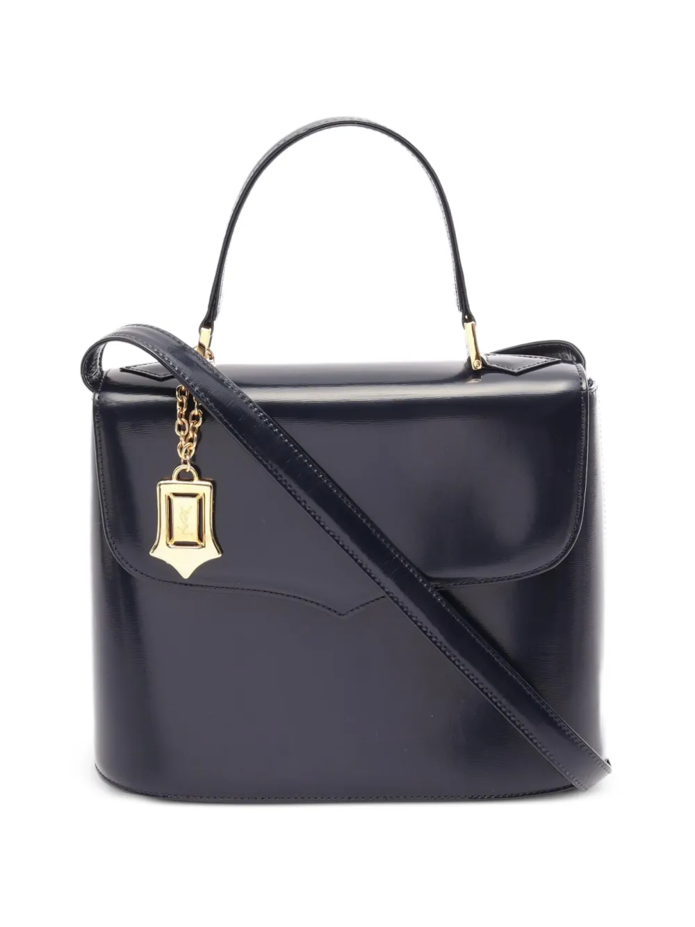 Saint Laurent Pre-Owned 2010s Tote Bag aus Leder - Blau
