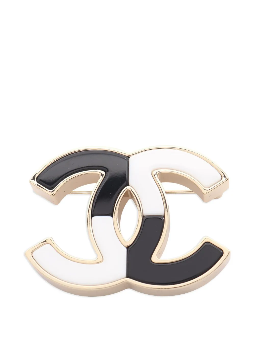 CHANEL Pre-Owned 2023 Coco Mark brooch - Oro