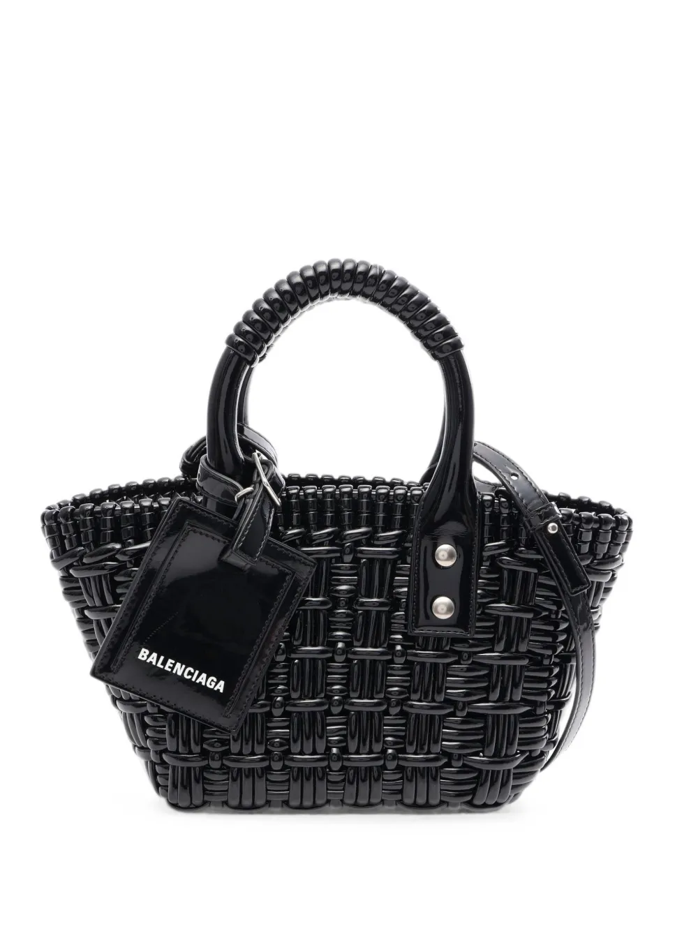 Balenciaga Pre-Owned XXS Bistro basket tote bag - Schwarz