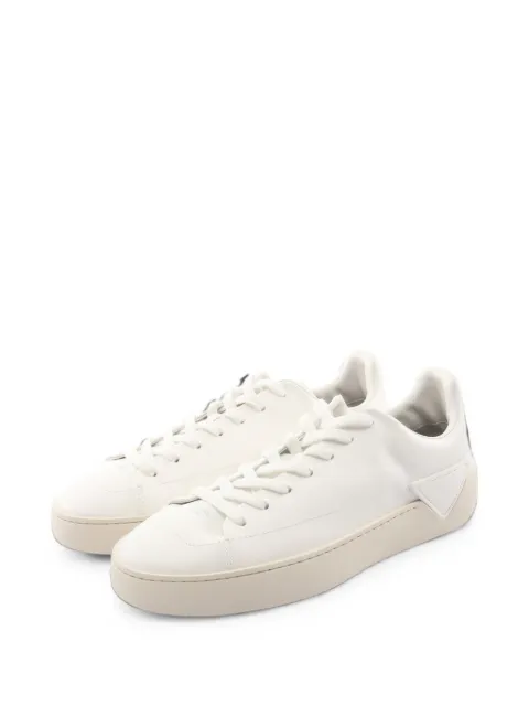 Prada Pre-Owned 2020s Court logo-detail sneakers