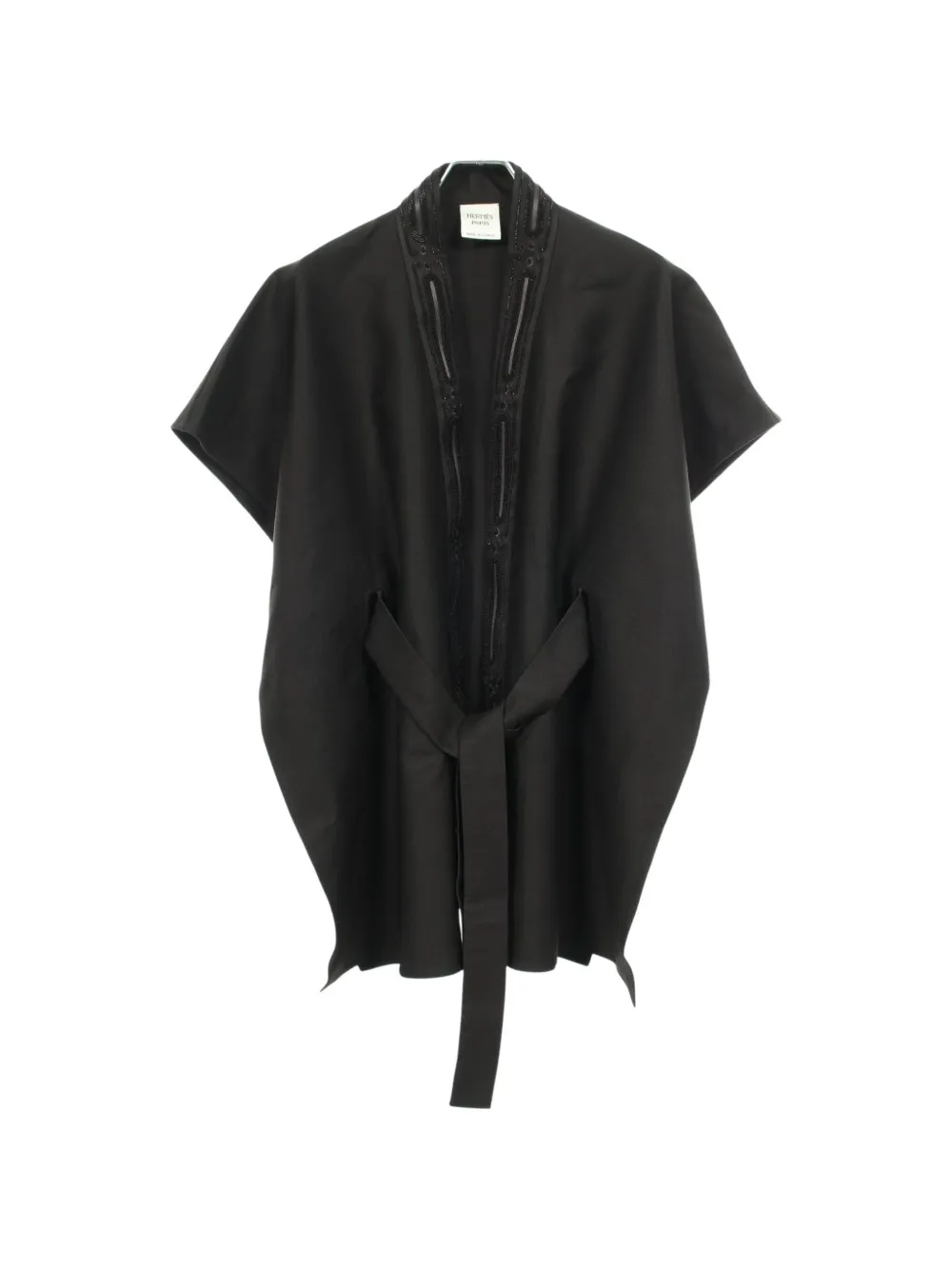 Hermès Pre-Owned 2010s bead-embroidered waistcoat - Schwarz