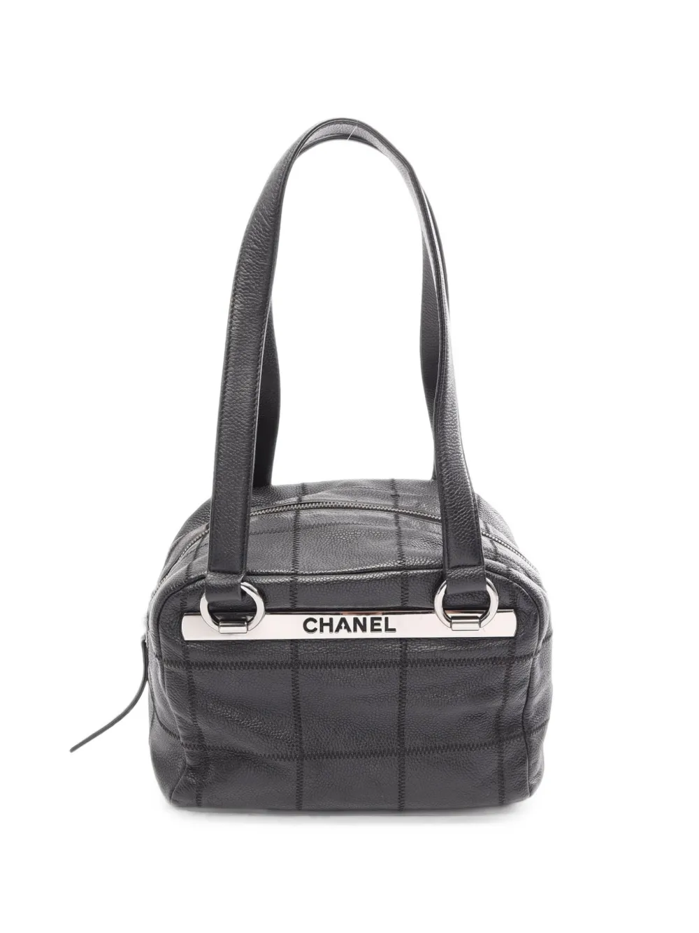 CHANEL Pre-Owned 2004-2005 mini Chocolate Bar Boston tote bag - Schwarz