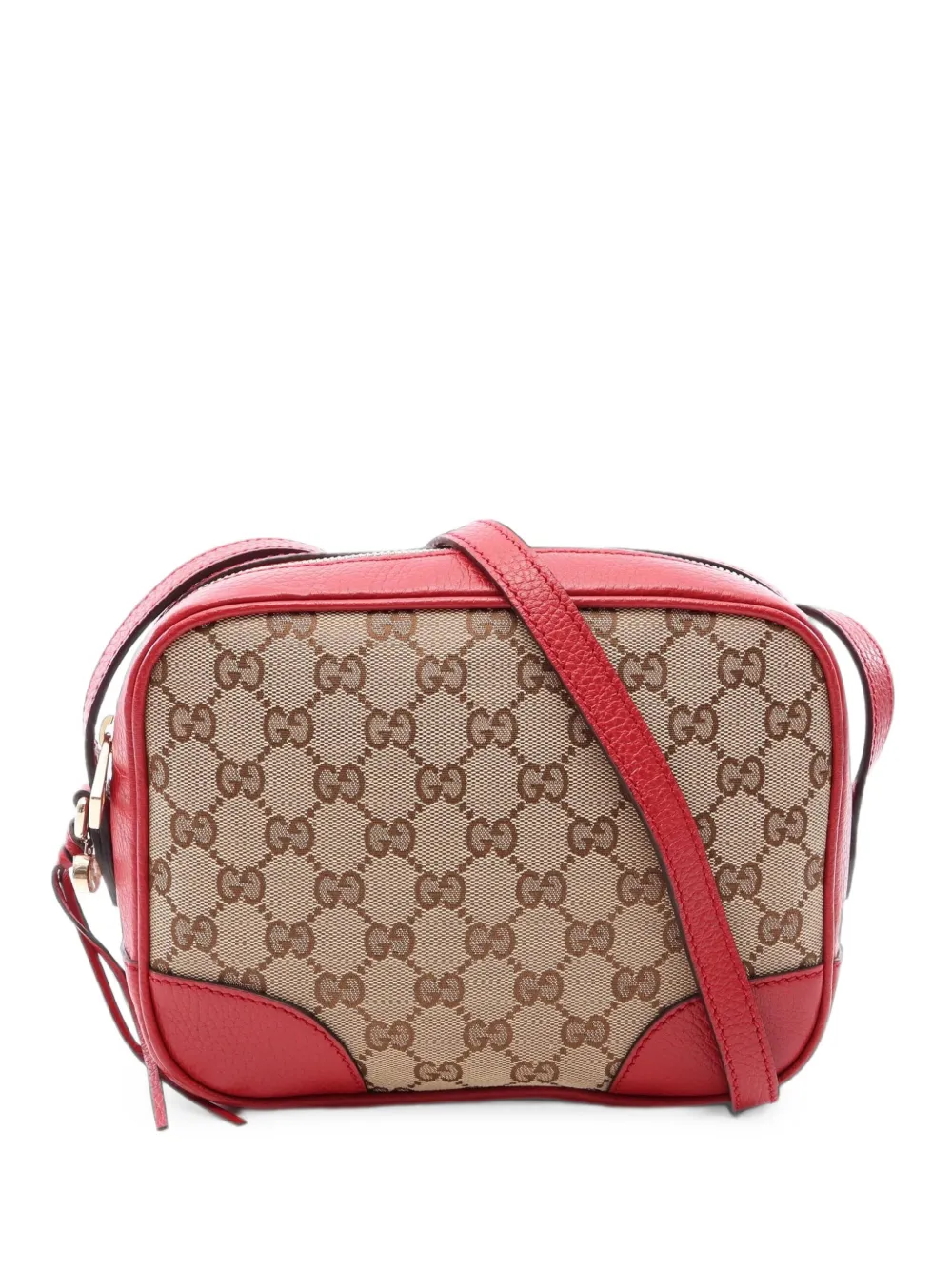 Gucci Pre-Owned 2000s Bree GG canvas crossbody bag - Nude