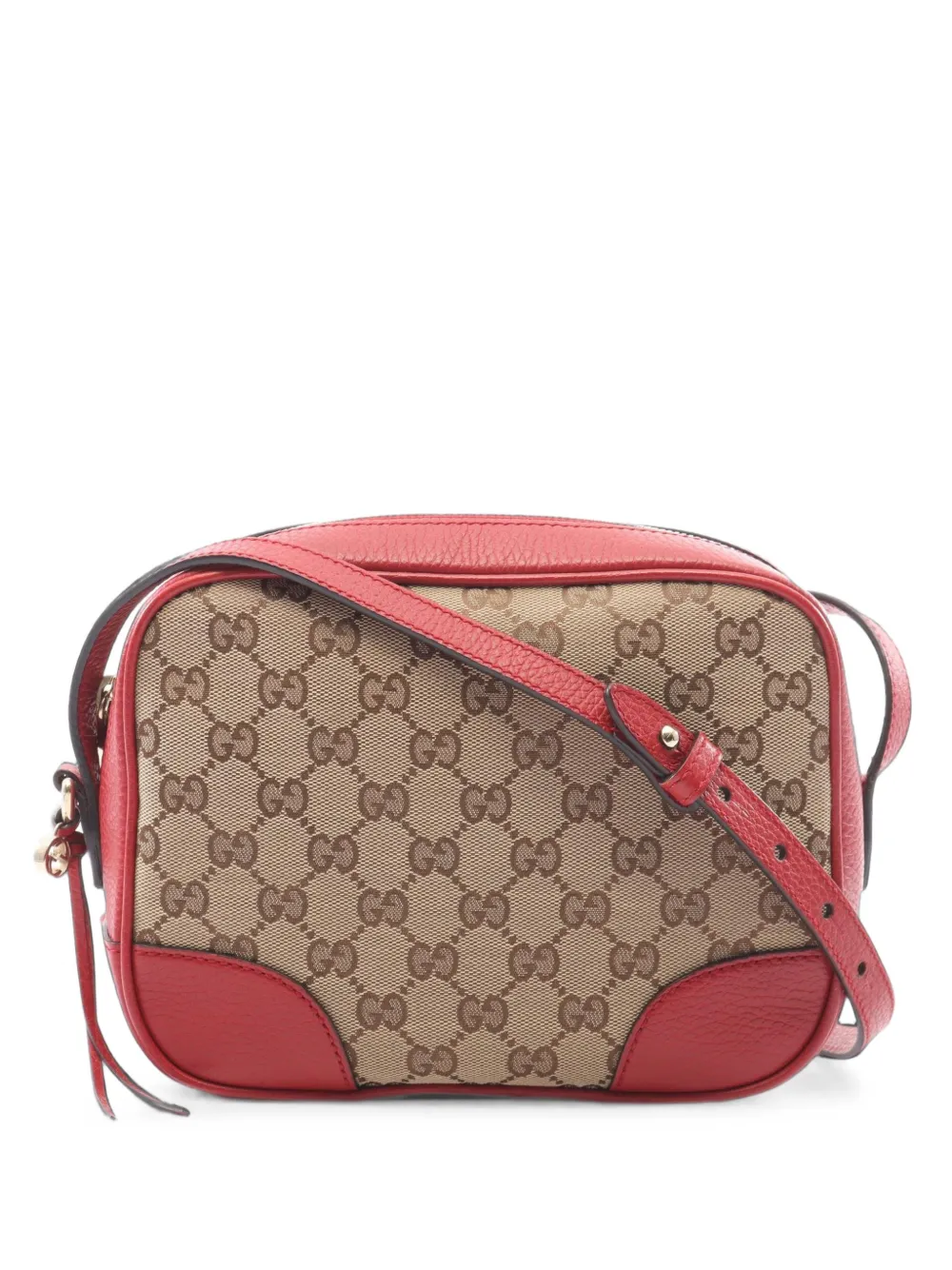 Gucci Pre-Owned 2010s Bree GG canvas shoulder bag - Rosso