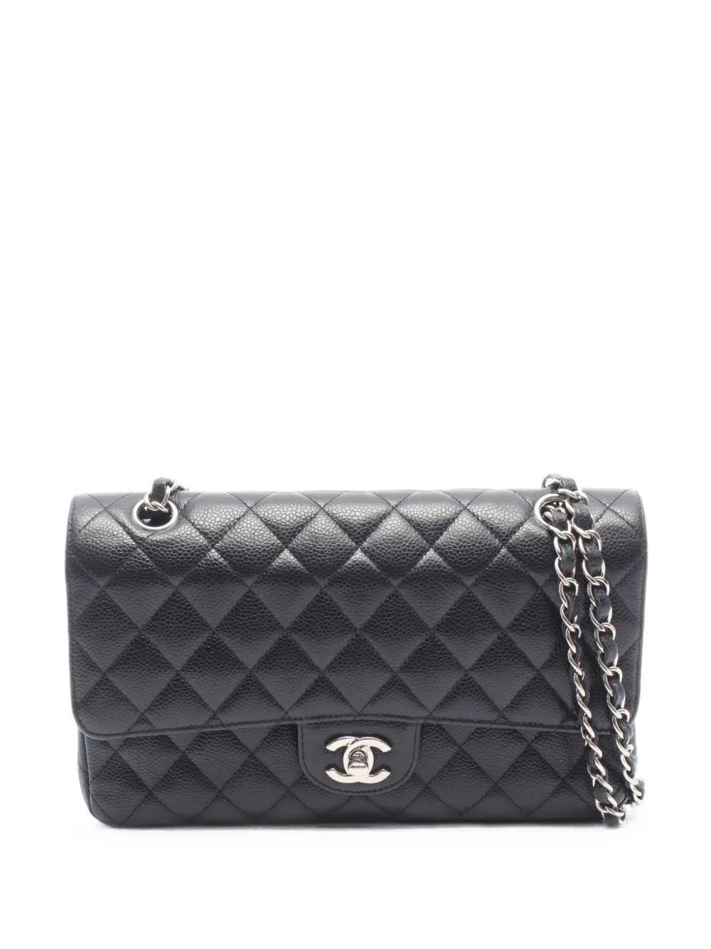 CHANEL Pre-Owned 2016-2017 Matelassé Double Flap crossbody bag - Nero