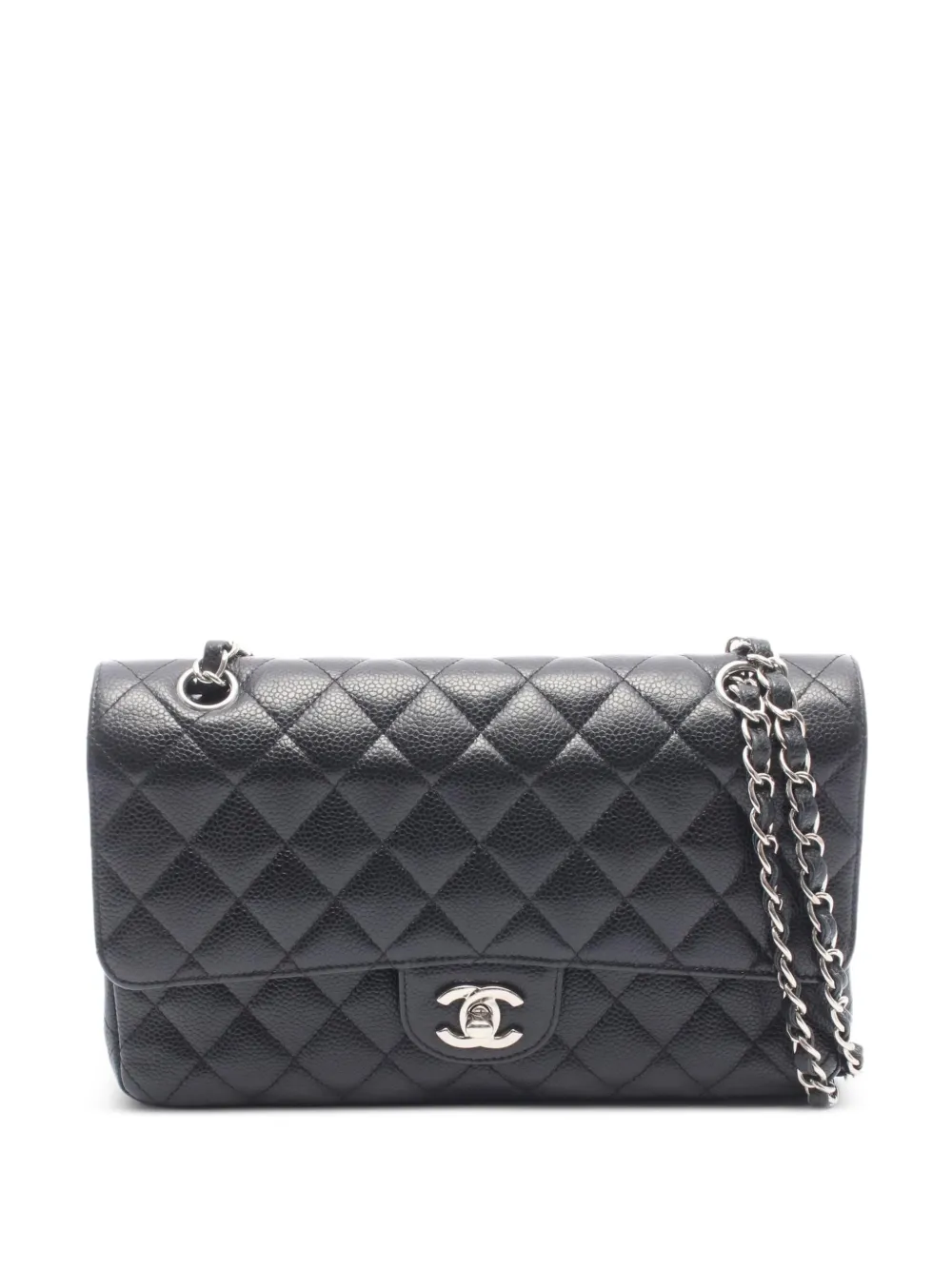 CHANEL Pre-Owned 2016-2017 Matelassé Double Flap crossbody bag - Nero