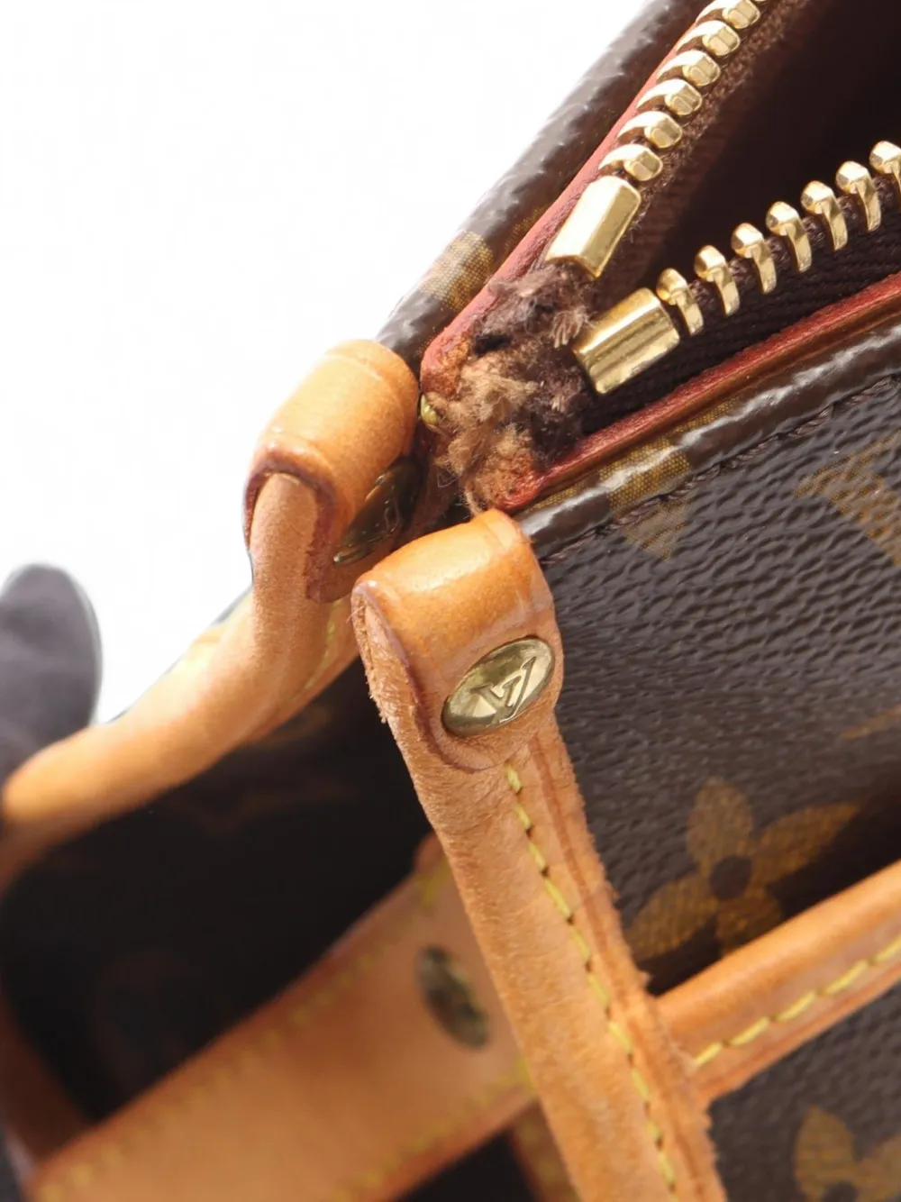 Louis Vuitton Pre-Owned 2006 Popincourt Ron Monogram schoudertas Bruin