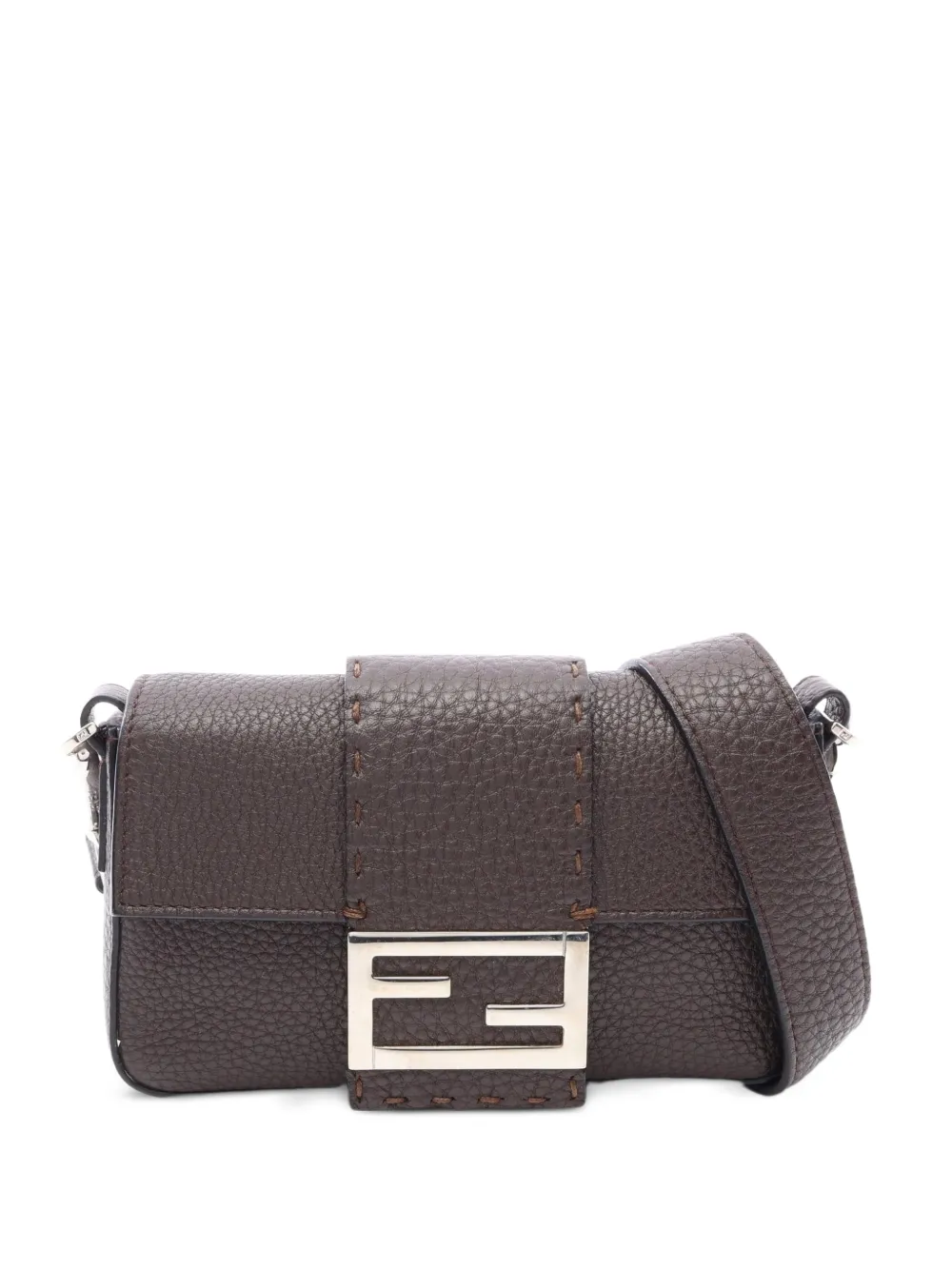 Fendi Pre-Owned 2010s Selleria FF logo shoulder bag - Marrone