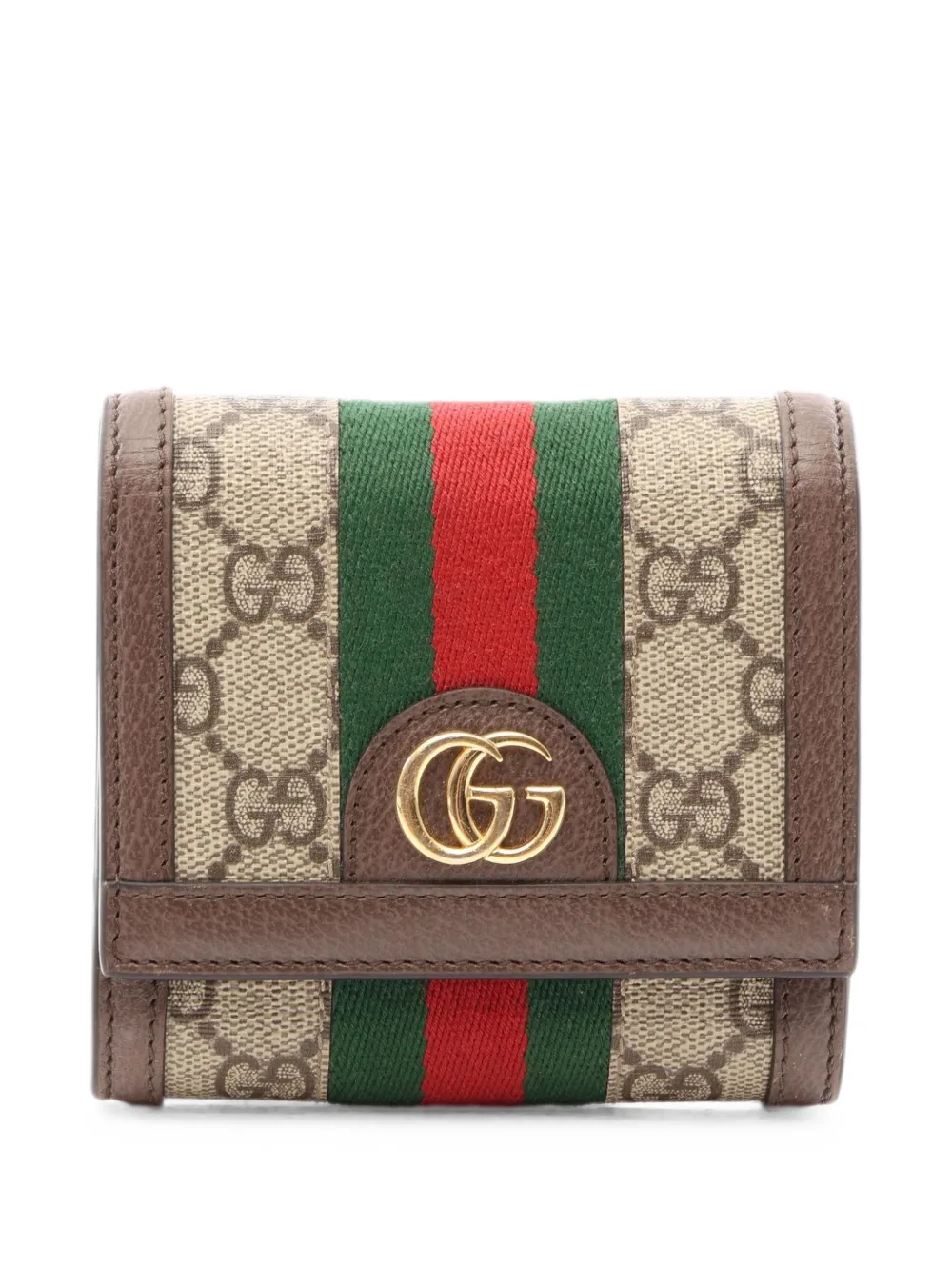 Gucci Pre-Owned 2010s Ophidia GG wallet - Nude
