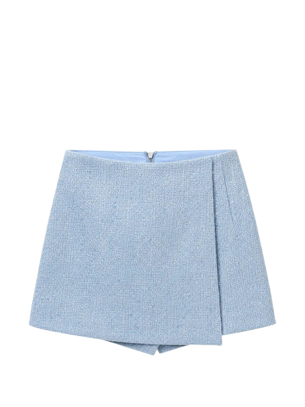 Bronx and Banco sequin-embellished wrap mini skirt - Blau