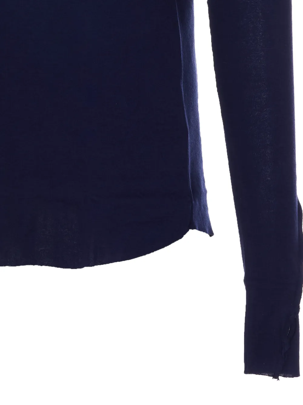 Thom Krom Eclipse T-shirt met naaddetail en duimsleuf Blauw