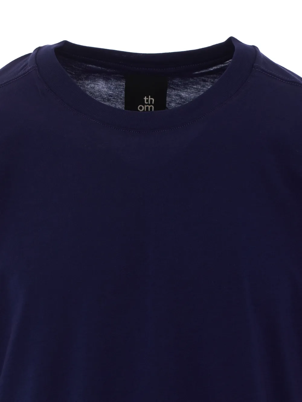 Thom Krom T-shirt met stikseldetail Blauw