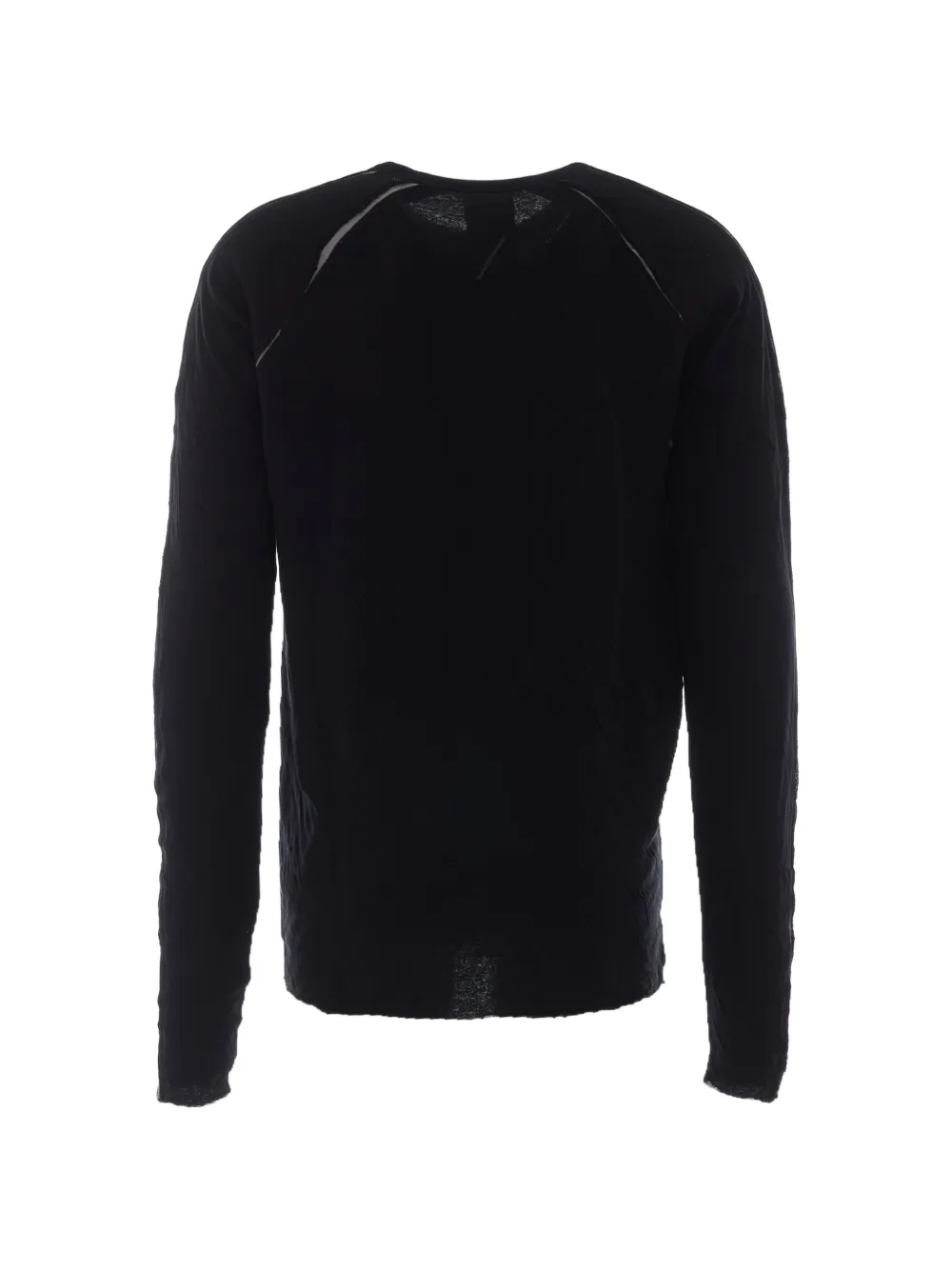 Thom Krom T-shirt met raglan mouwen Zwart