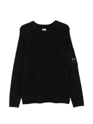 C.P. Company Lens-detail Ribbed Knit | Black | FARFETCH JO
