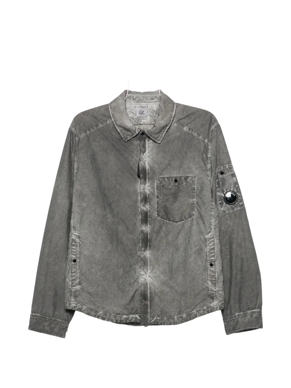C.P. Company Lens-detail shirt jacket - Grigio