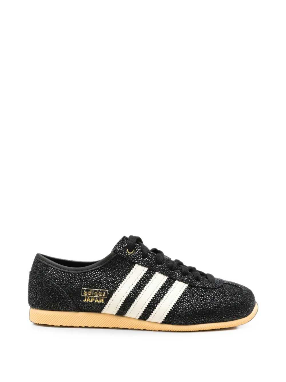 Adidas Originals Japan Pebble-texture Sneakers In Black
