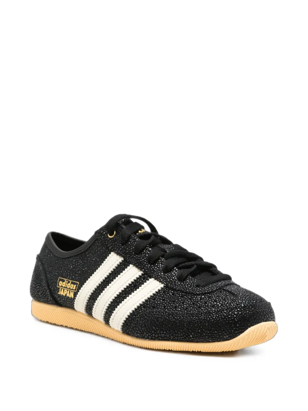adidas Japan pebble-texture sneakers Zwart