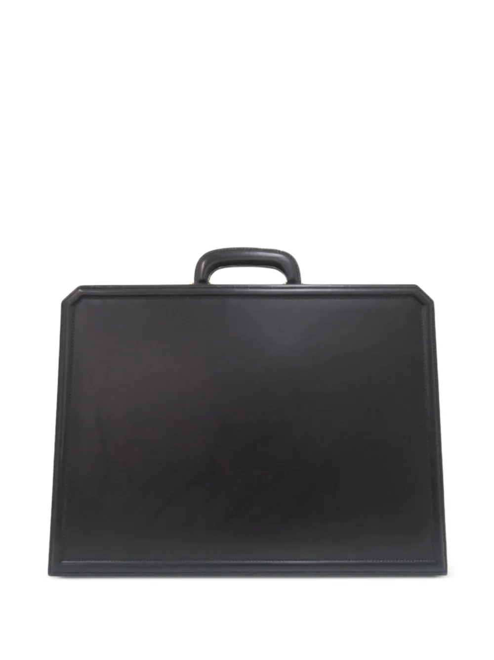 Gucci Pre-Owned Borsa tote Trunk Attache Case in pelle di vitello XX secolo - Nero