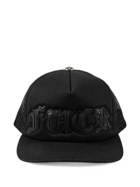 Chrome Hearts logo-patch mesh-panel trucker hat